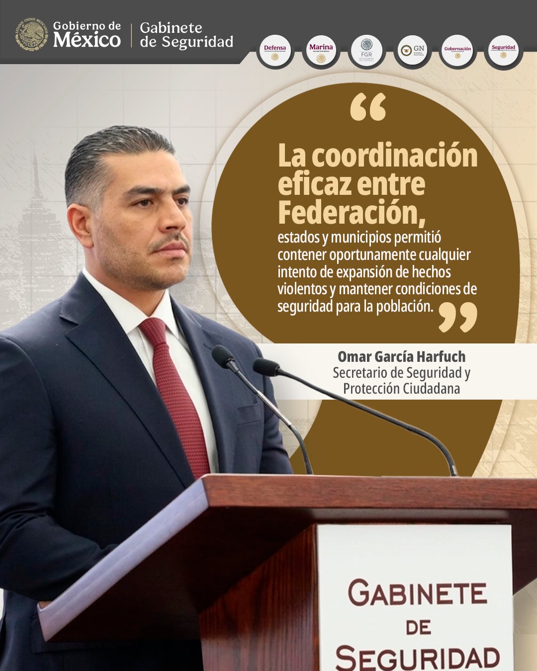 Avances de la Estrategia Nacional de Seguridad